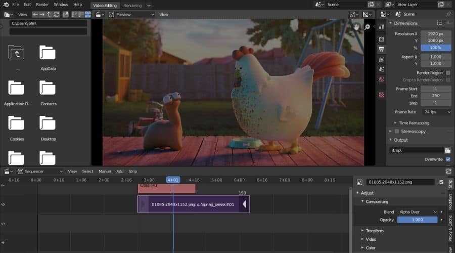 Blender Video Editor