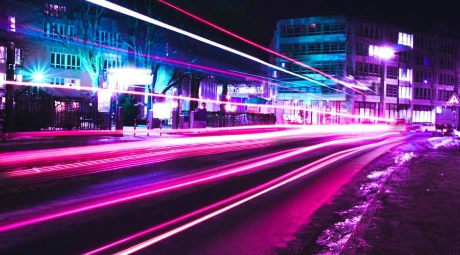 Shutter speed for Night and Long Exposure - Car light trails