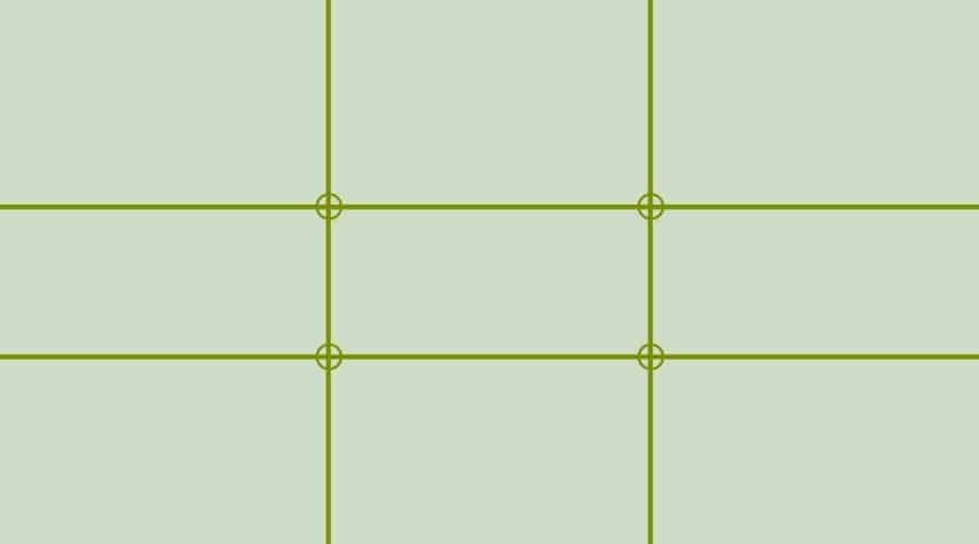 rule of thirds grid lines